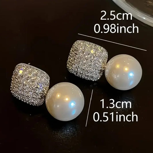 Square Stud Earrings