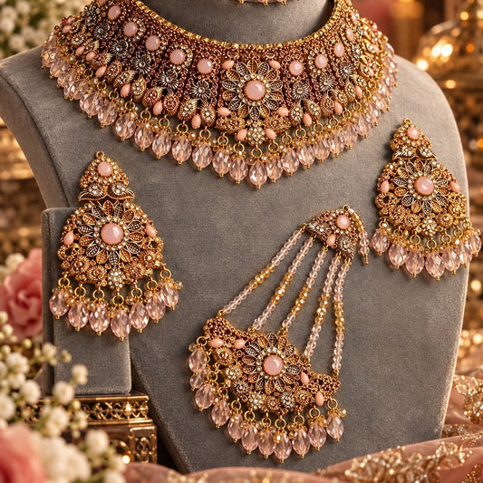 Premium Bridal Necklace Set | Luxury Bridal Jewellery