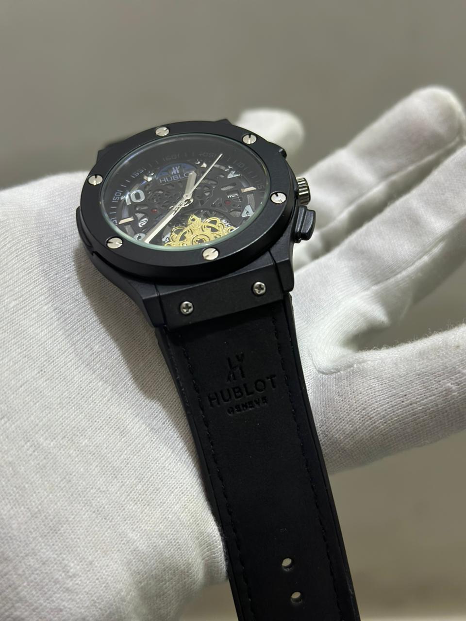 HB Geneve-Skeleton Dial Men