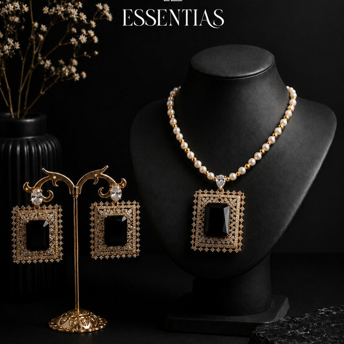 Luxury Gold Plated Pendant Set