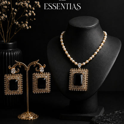 Luxury Gold Plated Pendant Set