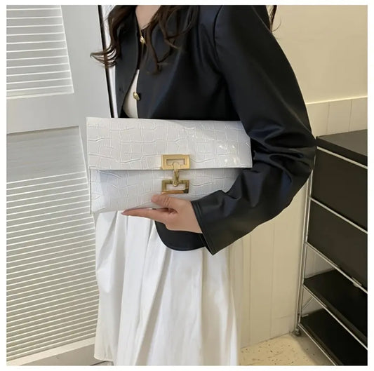 Trendy Stone Pattern Clutch Bag