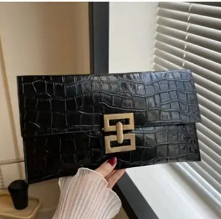 Trendy Stone Pattern Clutch Bag